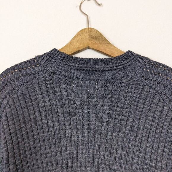NWT Selected Homme Slhatlas Dark Grey Knit Pullover Crewneck Sweater Size XXL - Picture 4 of 9